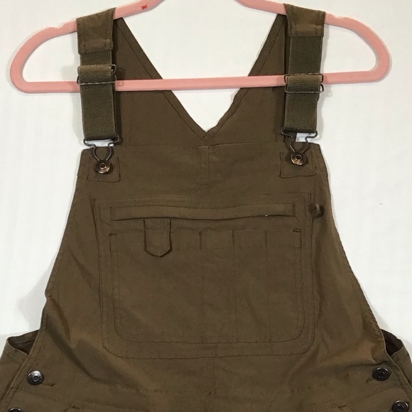 Duluth Trading Co Womens Heirloom Gardening Bibs Size L Overalls Stretch Nylon - Picture 4 of 16
